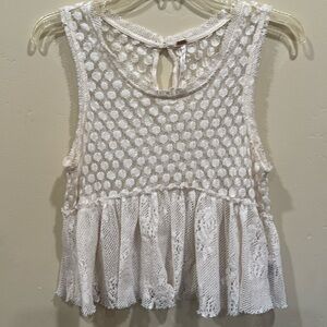 Free People Lace Crop Top
